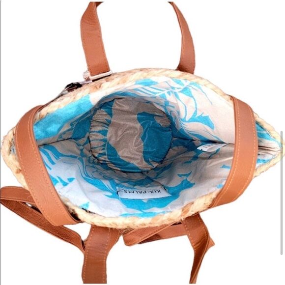 NWT BEACHLY Palms Shorebreak Picnic Cooler Market Tropical Beach Bag - Picture 6 of 12